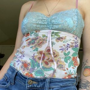 Cute petite lace tank top